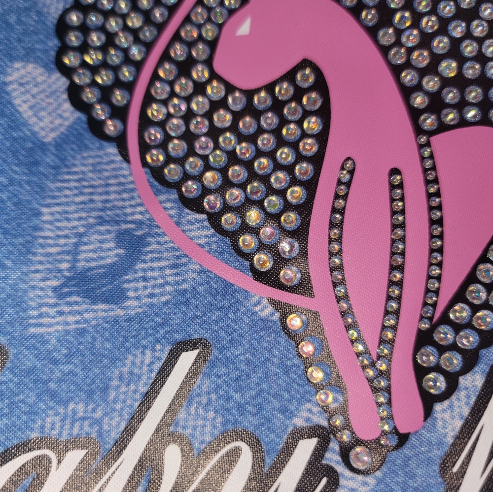 Baby Phat Bling Rhinestone Backpack NWT - Picture 5 of 6